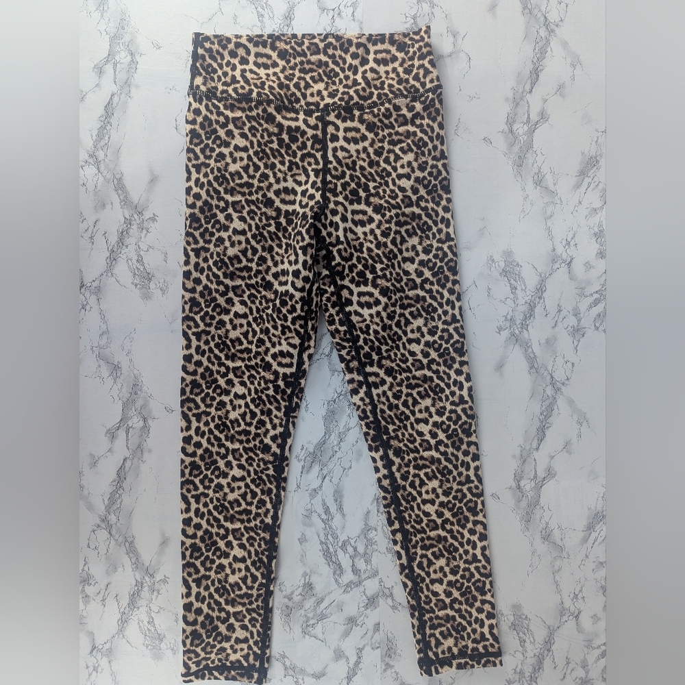 Zyia Active Size 4 Leopard Print Scrunch Butt Leggings